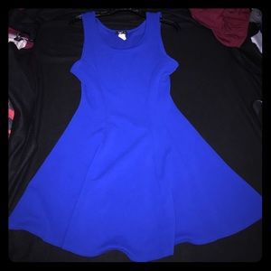 Royal blue dress